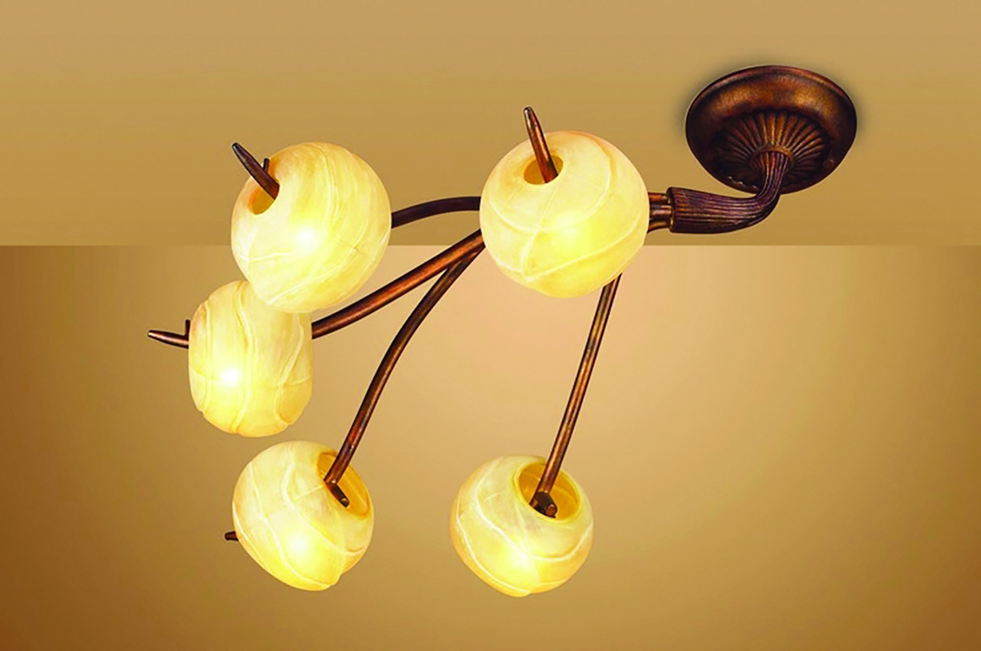 Wave Ceiling Lights Mantra Multi Arm Fittings